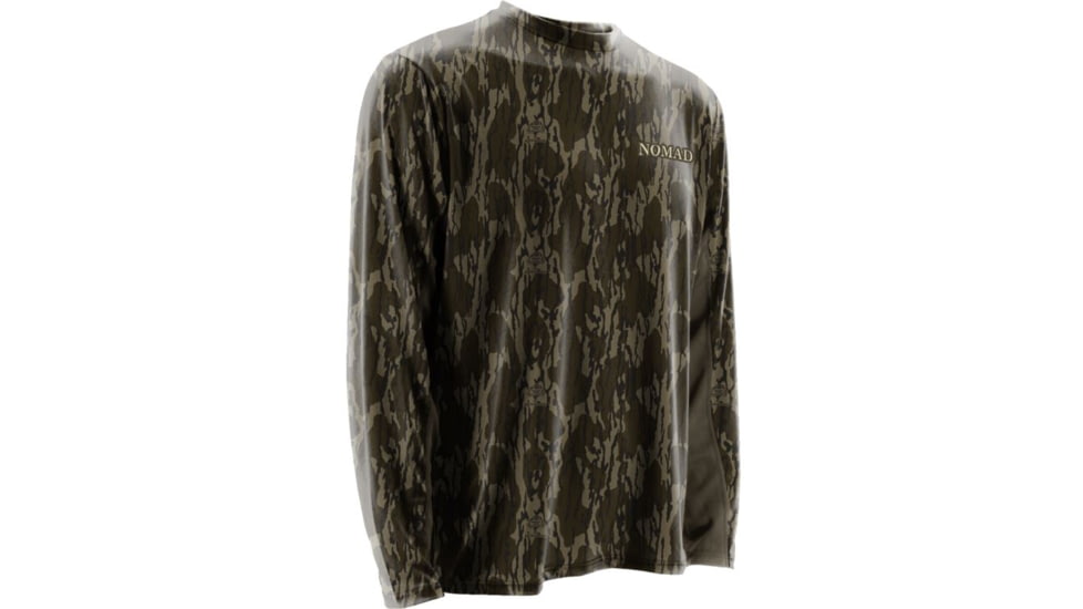 Nomad Long Sleeve Cooling T-Shirt, Mossy Oak Bottomland, XXXL N1200004MOBXXXL
