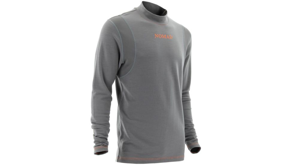 Nomad Sapwood LVL2 Merino Top, Small, Cool Charcoal Grey N5000002CGYS