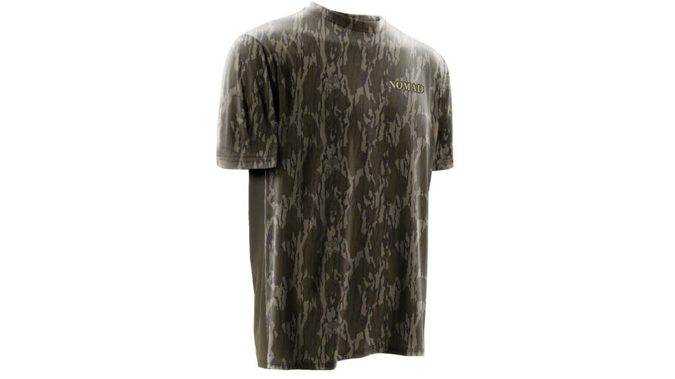 Nomad Short Sleeve Cooling T-Shirt, Mossy Oak Bottomland, Small N1200003MOBS