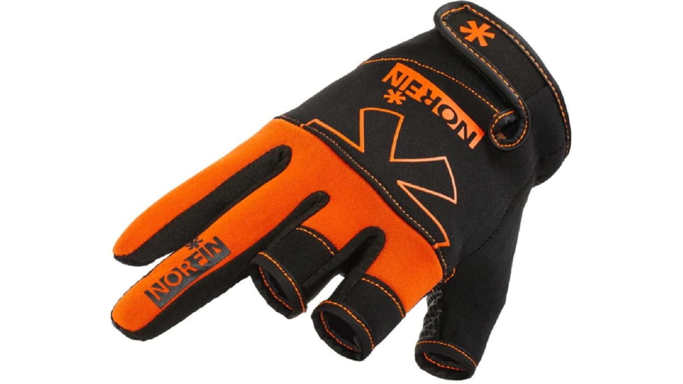 Norfin Grip 3 Cut Gloves - Mens, Orange Black, Extra Large, 703073-04XL