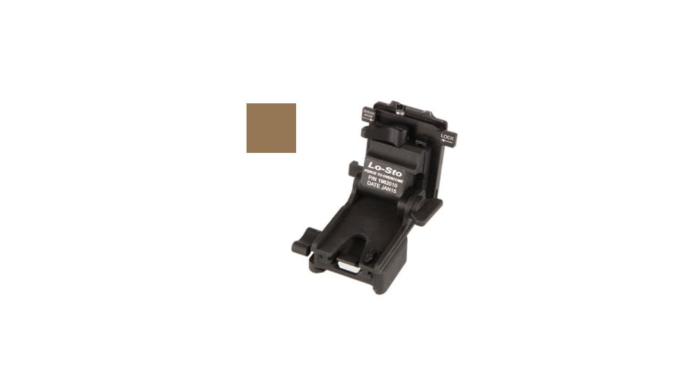 Norotos LoSto Helmet Mount, Force-to-overcome, PVS 7/14 &amp; 15/18/21/31, Coyote Brown, One Size, 1962010CB-4