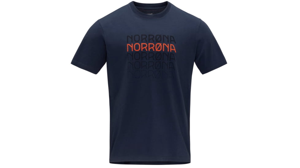 Norrona /29 Cotton Bolder T-Shirt - Mens, Indigo Night, Small, 7042698459510
