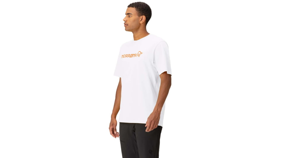 Norrona Big Stitch T-Shirt - Mens, Pure White, Extra Large, 3403-23 9000 XL