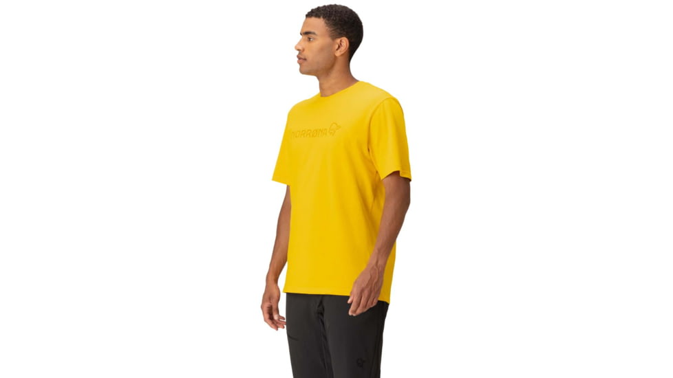 Norrona Big Stitch T-Shirt - Mens, Sulphur, Medium, 3403-23 5010 M