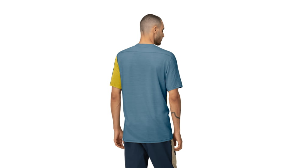 Norrona Falketind Equaliser Merino T-Shirt - Mens, Calendula, Medium, 1821-22-5566-M