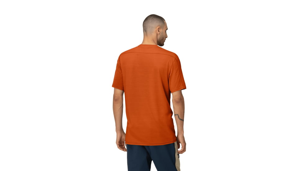 Norrona Falketind Equaliser Merino T-Shirt - Mens, Gold Flame, Small, 1821-22-1002-S