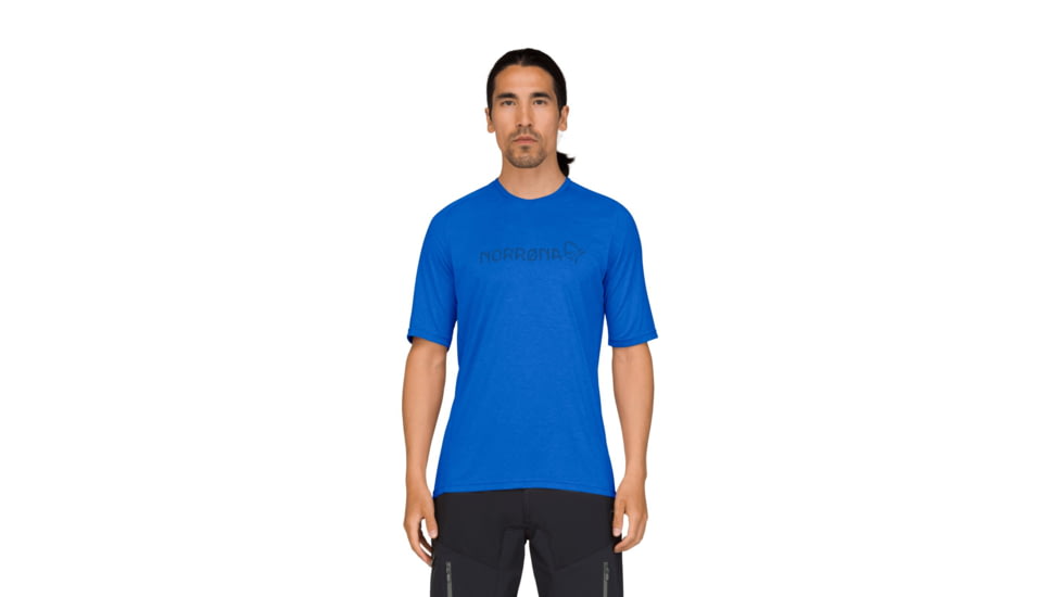 Norrona Fjora Equaliser Lightweight T-Shirt - Mens, Skydiver, Large, 2233-25-2336-L