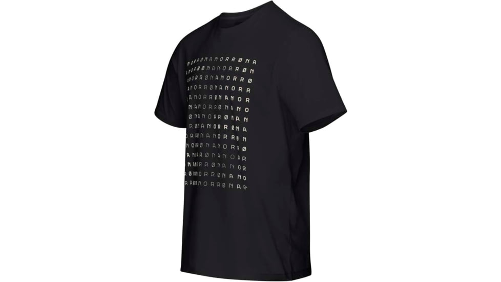 Norrona Matrix T-Shirt - Mens, Caviar Black, Large, 3402-23 7718 L