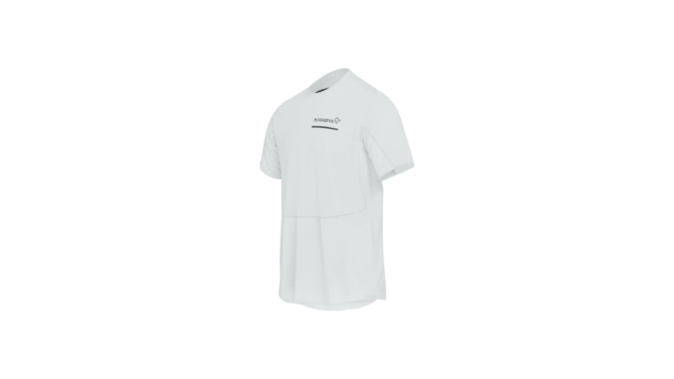 Norrona Senja Equaliser Lightweight T-Shirt - Mens, Snow White, Large, 5826-23-9928-L