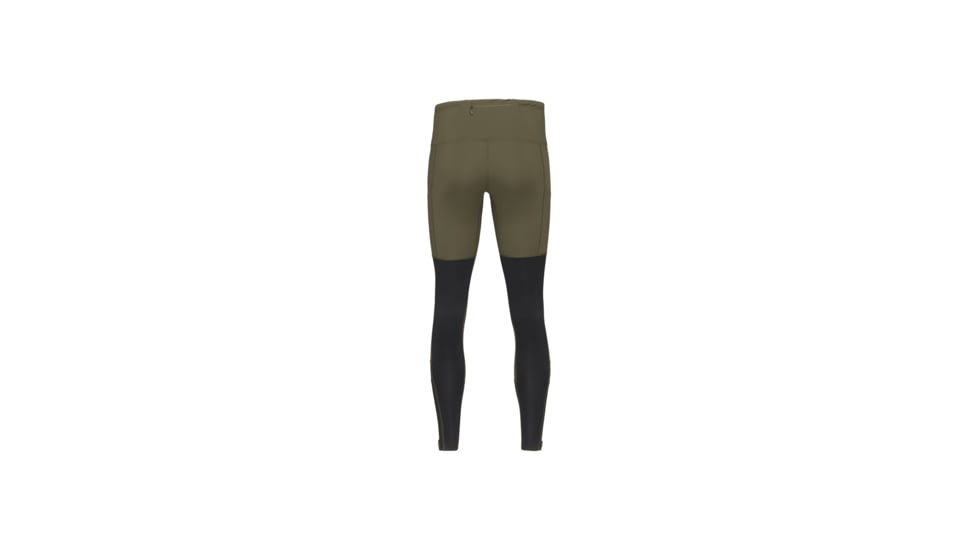 Norrona Senja Equaliser Stretch Tights - Mens, Olive Night/Caviar, Extra Large, 5821-23-3329-XL