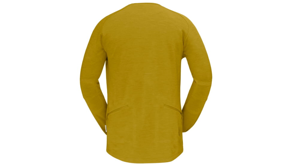 Norrona Skibotn Crew Neck Shirt - Mens, Golden Palm, Extra Large, 7042698463579