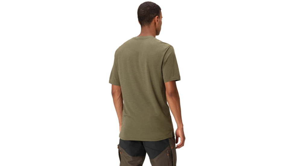 Norrona Svalbard Wool T-Shirt - Mens, Olive Night/Rosin, Extra Large, 2419-19 3319 XL