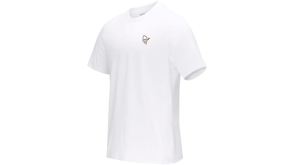 Norrona Vikinghead Embroidery T-Shirt - Mens, Pure White, Extra Large, 3416-22 9000 XL