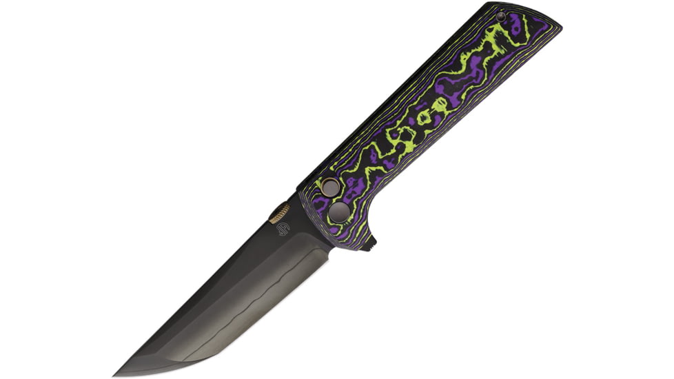 North Mountain Blade Chop 2 Button Lock Purple CF, NMB2406PRCFD