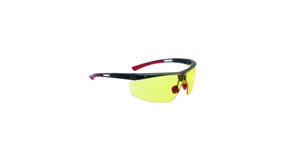 North Safety Products/Haus Glasses Safety Blk/red Frm Amb T5900NTKA, Unit EA