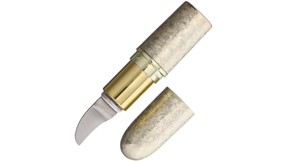Novelty Cutlery Lipstick Knife Gold