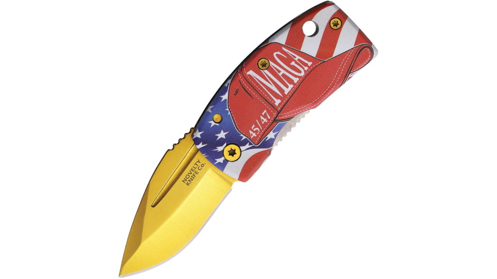 Novelty Cutlery Maga Money Clip Framelock, NV344