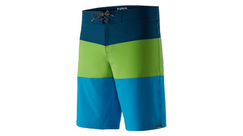 NRS Benny Board Shorts - Men's, Blue/Green, 34, 10141.03.103
