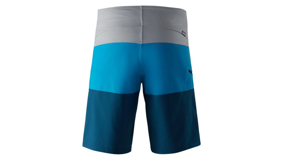 NRS Benny Board Shorts - Men's, Gray/Blue, 40, 10141.03.113