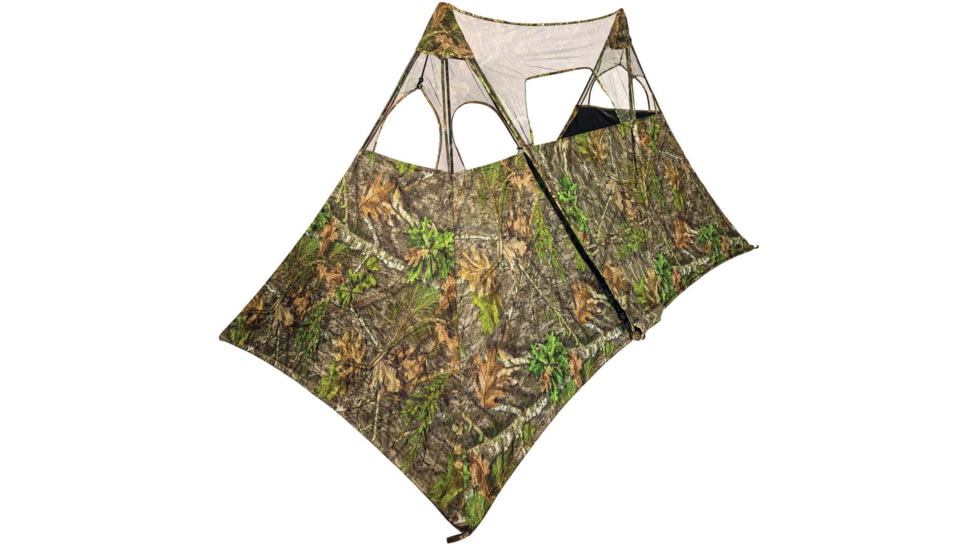 Nukem Grab &amp; Go Hunting Ground Blind Double Up System, Mossy Oak Obsession, Regular, NKDUS3OBREG