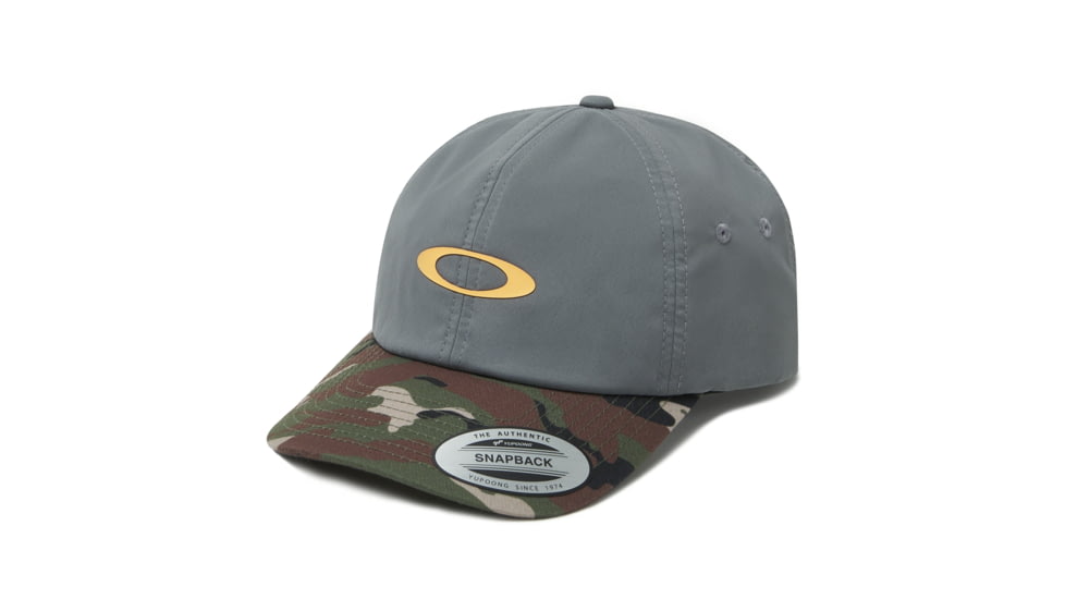 Oakley SI 6 Panel Military Hat - Mens, Forged Iron, One Size, 912012-24J-24J-U