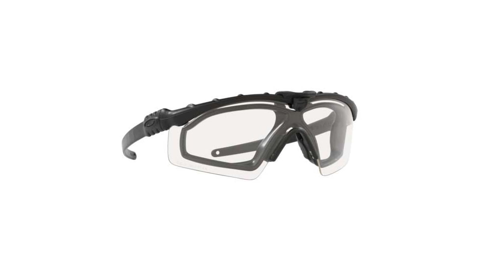 Oakley SI Industrial M Frame 3.0 PPE Sunglasses - Men's, Matte Black Frame, Clear Lens, 2XL, OO9146-914651-32