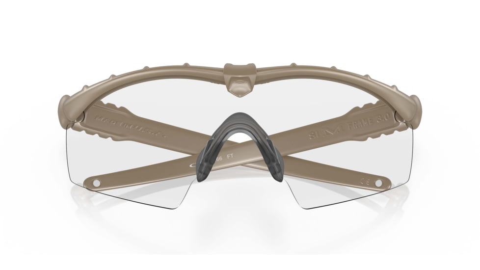 Oakley SI Ballistic M Frame 3.0 Sunglasses, Desert Tan Frame, Clear/Gray/Persimmon Lens, OO9146-29