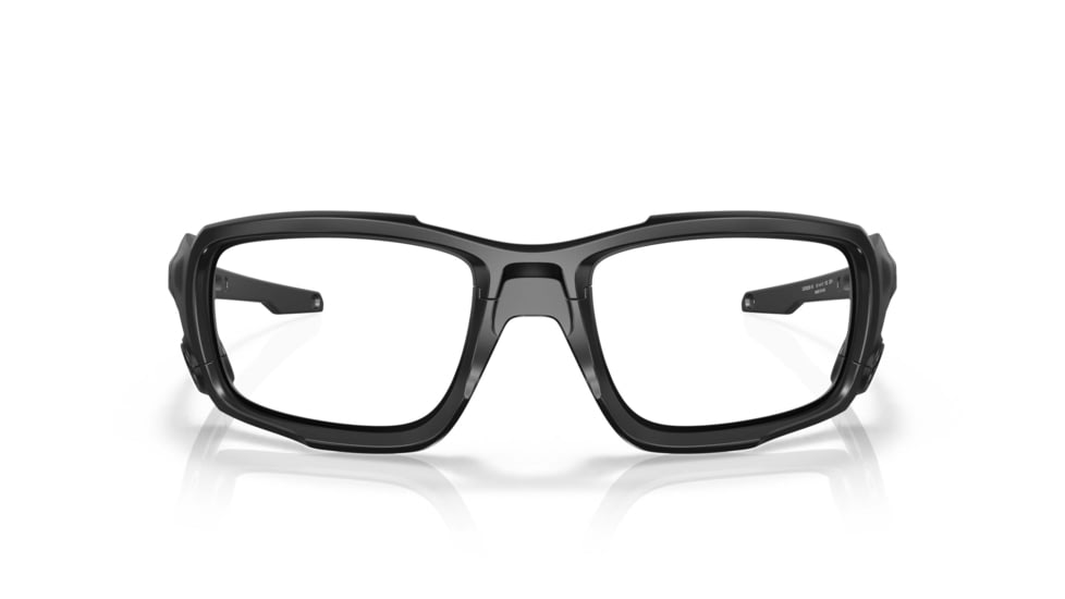 Oakley SI Ballistic Shocktube Sunglasses, Matte Black Frame, Clear/Black Iridium Lens, OO9329-1061