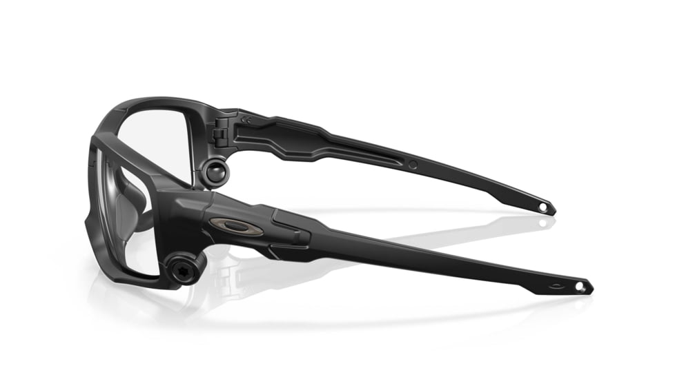 Oakley SI Ballistic Shocktube Sunglasses, Matte Black Frame, Clear/Black Iridium Lens, OO9329-1061