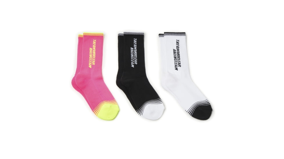 Oakley SI Tnp Socks, 3 Pcs Pack - Mens, White, Large, 93306-100-100-L
