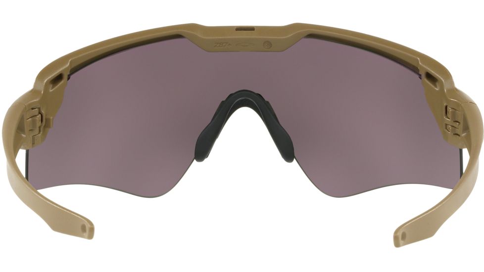 Oakley SI Standard Issue Ballistic M-Frame ALPHA Goggles, 2 Lens Array, Terrain Tan w/Prizm Grey, Clear, OO9296-1944