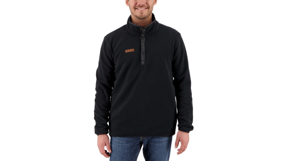 Obermeyer Boulder Fleece Top - Mens, Black, Medium, 27060-16009-M