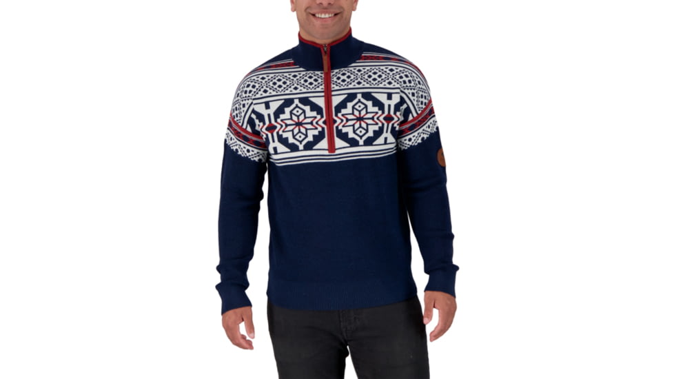 Obermeyer Fritz 1/2 Zip Sweater - Mens, Admiral, Extra Large, 26028-21174-XL