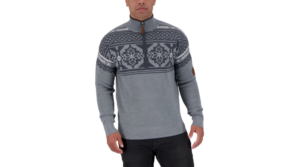 Obermeyer Fritz 1/2 Zip Sweater - Mens, Knightly, Extra Large, 26028-19003-XL