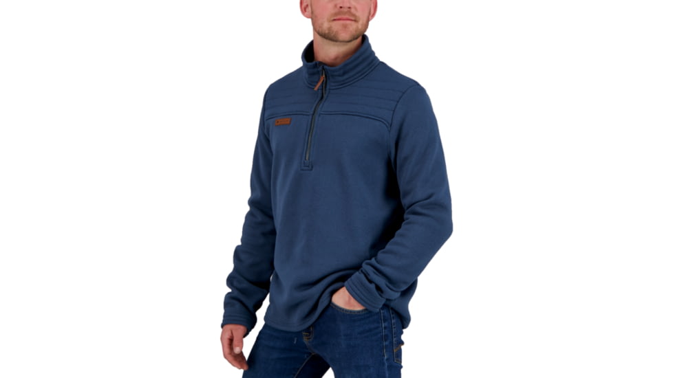 Obermeyer Jace Fleece Pullover - Mens, Raw Indigo, Small, 27044-21175-S
