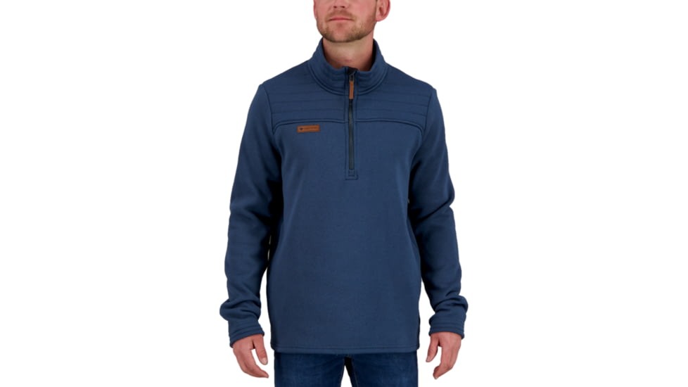 Obermeyer Jace Fleece Pullover - Mens, Raw Indigo, Small, 27044-21175-S