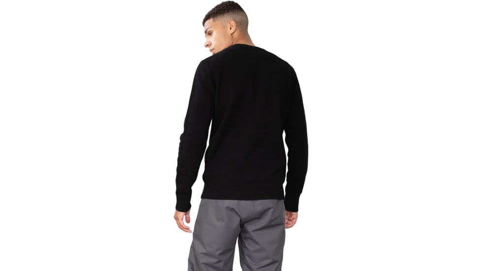 Obermeyer Reggie Crewneck Sweater - Men's, Medium, Black, 26034-16009-M