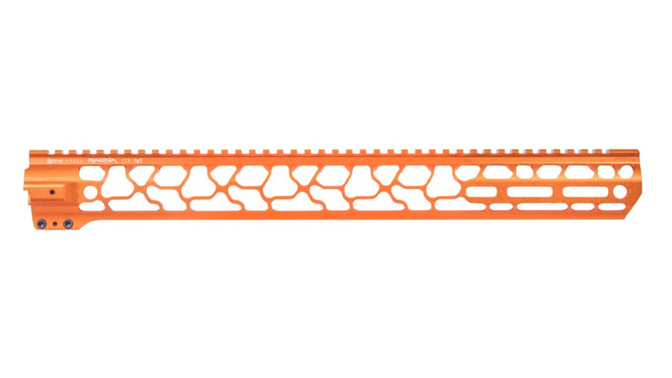ODIN Works M-Lok Ragna Free Float Forend, Orange, 17.5in F-17-ML-RA-OR