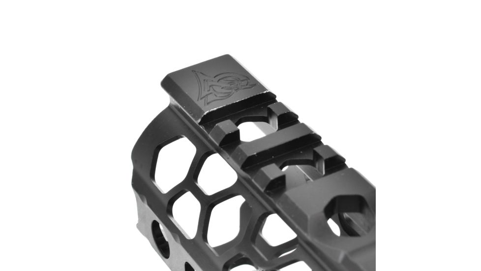ODIN Works O2 Lite Free Float .223/5.56 M-LOK Forend, QD, Low Profile, Black, 12.5in F-12-ML-O2