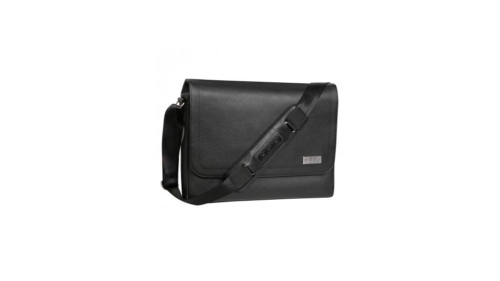 Ogio Gran Premio All-Leather Messenger, Black AL101