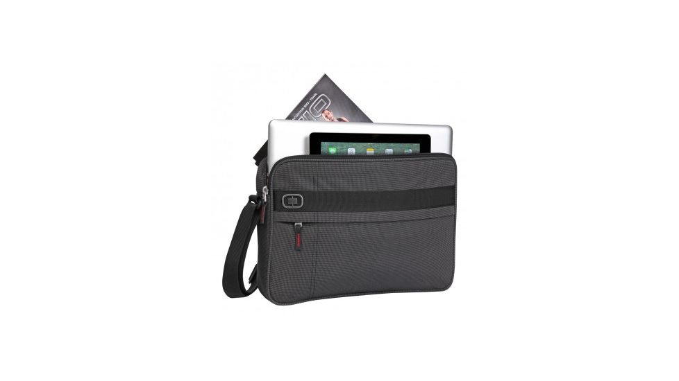 Ogio Renegade Brief Laptop Bag, Black Pindot 117050.317