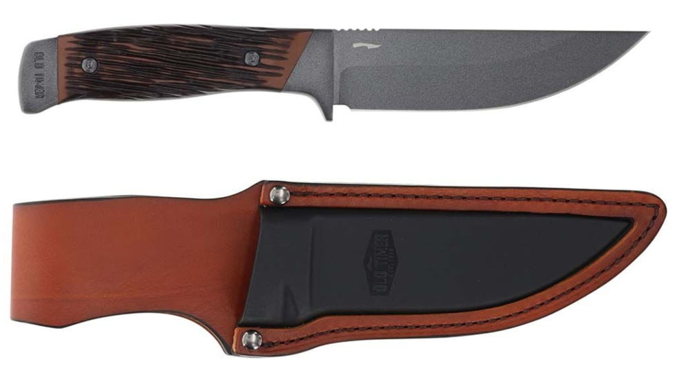 Old Timer Frontier - 131OTF Fixed Blade Knife, 5in, 7Cr Stainless Steel, Straight Back Blade, Synthetic Wood Handle, Box, 1209456
