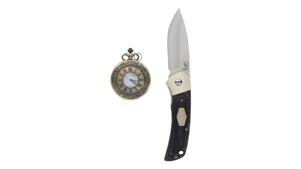 Old Timer Knife/Pocket Watch Combo Gift Tin Promo Q4 25, 1227062