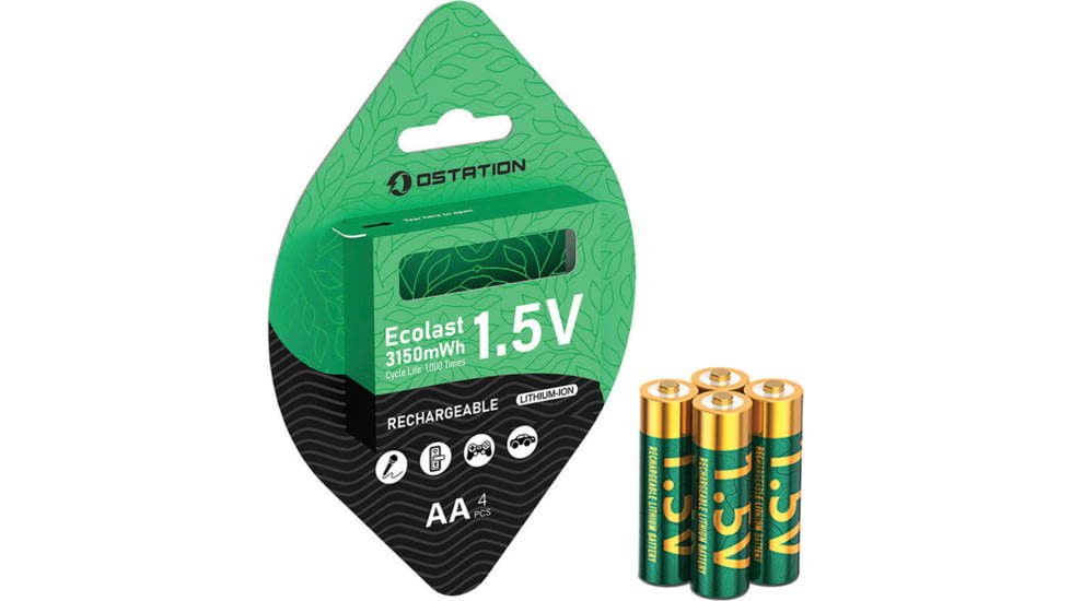 Olight Ecolast Li-ion AA Batteries, OLTECOLASTAA