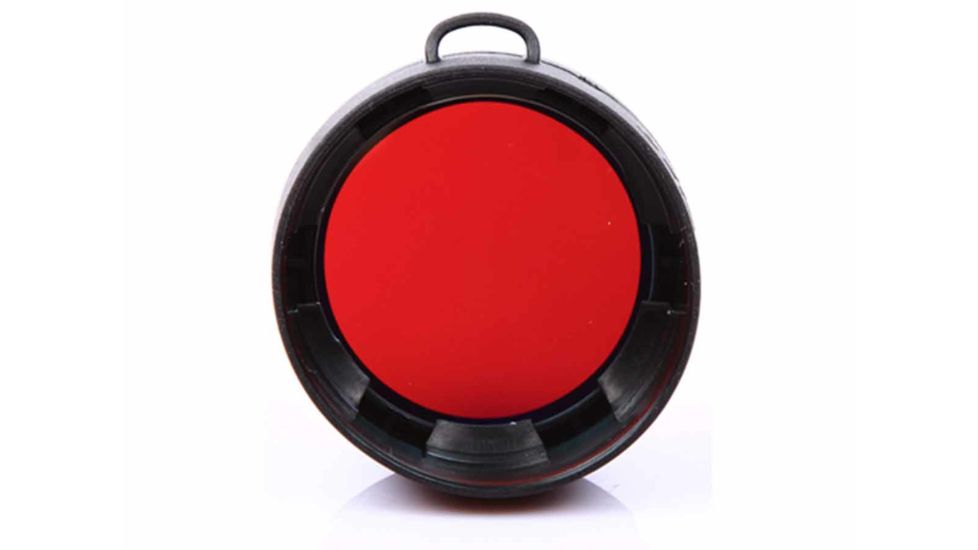 Olight Flashlight Filter - Fits M2X-UT, M3X, SR51, SR52, Red, FSR51-R