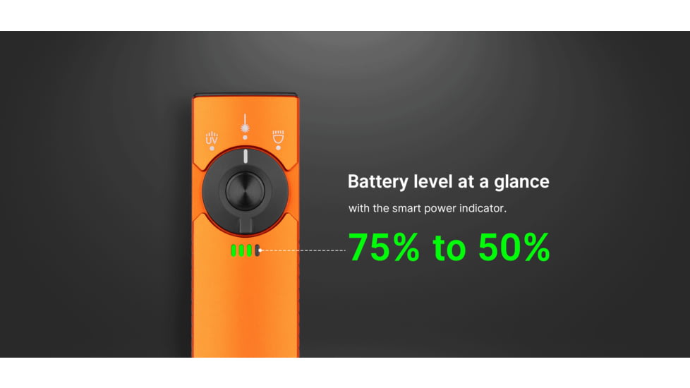 Olight Arkfeld Pro 1300 Lumens LED Rechargeable Flashlight with UV Light &amp; Green Laser