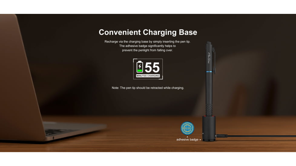 Olight OPen 120 Lumens LED Glow EDC Pen with Flashlight and Green Laser