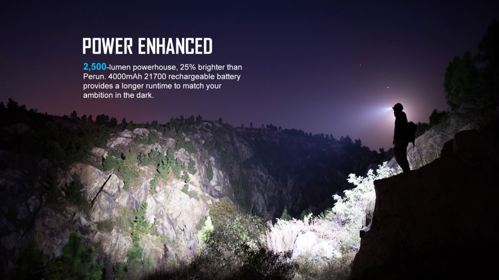 Olight Perun 2 2500 Lumens LED Rechargeable Headlamp