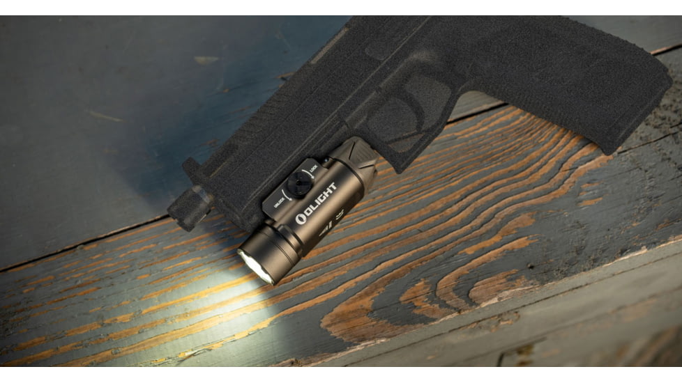 EDEMO Olight Olight PL3 Valkyrie 1300 Lumen Tactical Light - Black, Black, FL-OL-PL3-BK, EDEMO2