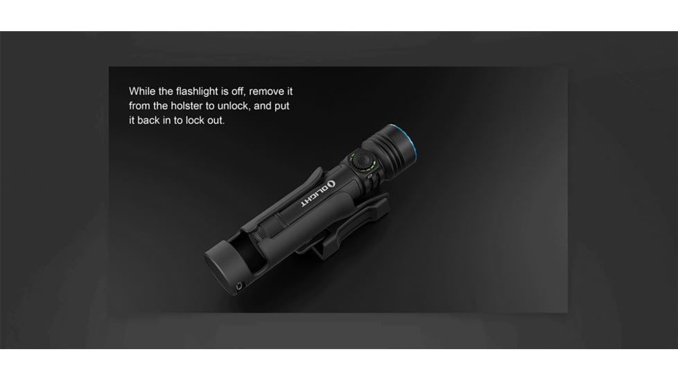 Olight Seeker 4 Pro CW LED Rechargeable Flashlight, 4600 Lumen, Black, FL-OL-SEEKER4PRO